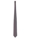 Zegna Men's Silk Tie In Gray