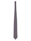 Zegna Men's Silk Tie In Grey