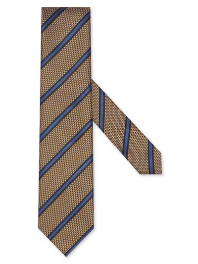 Zegna Men's Silk Tie In Brown