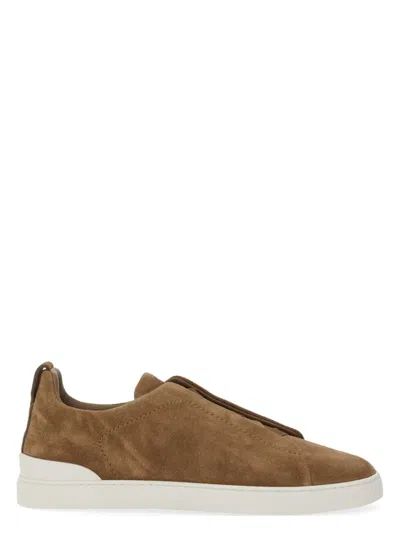 ZEGNA MEN'S SUEDE SNEAKERS