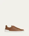 Zegna Baskets Triple Stitch Secondskin Foliage Foncé In Foliage