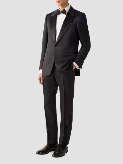 Zegna Trofeo Regular Fit Evening Suit In Black