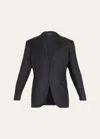 Zegna Men's Trofeo Milano Two-piece Wool Regular-fit Suit In Black