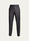 Zegna Men's Trofeo Wool Trousers In Gray