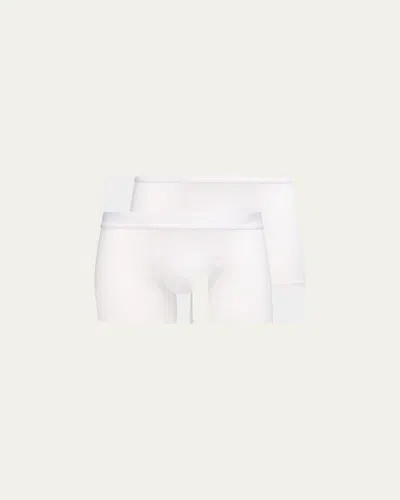 ZEGNA MEN'S TWO-PACK COTTON BOXER BRIEFS