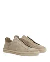 Zegna Men's Viscose, Linen & Leather Triple Stitch Espadrilles