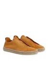Zegna Men's Viscose, Linen & Leather Triple Stitch Espadrilles