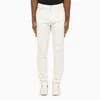 ZEGNA MEN'S WHITE REGULAR JEANS FROM SS24 COLLECTION