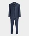 Zegna Suit In Nvy Strp