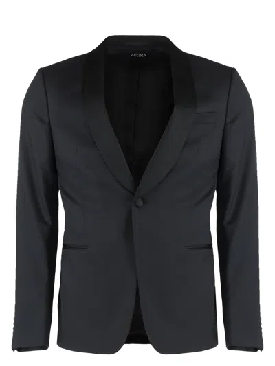 ZEGNA MEN'S WOOL TWO-PIECES SUIT