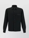 Zegna Padded Techmerino Shirt Jacket In Black