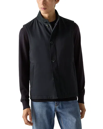 Zegna Microfiber Motorin 50cc Vest In Black