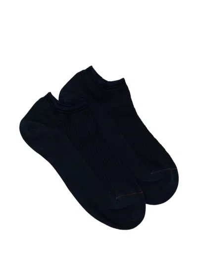 Zegna Microtexture Socks In Black