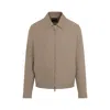 Zegna Tailored Polyester Jacket With Adjustable Cuffs