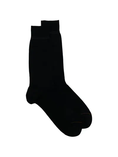 Zegna Mid-calf Socks In Black