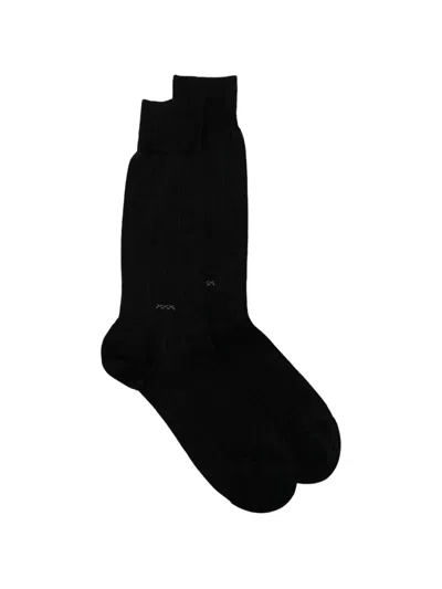 Zegna Mid-calf Socks In Black