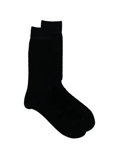 Zegna Mid-calf Socks In Black