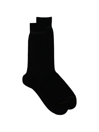 Zegna Mid-calf Socks In Black