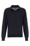 Zegna Midnight Cashmere Blend Polo Shirt
