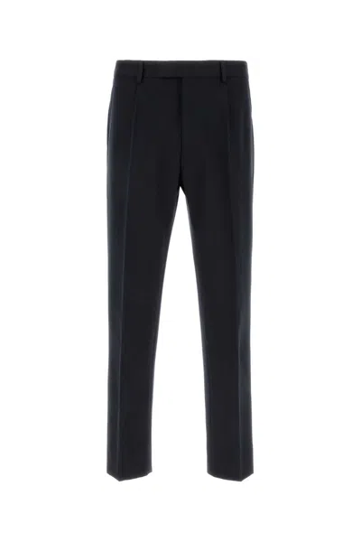 ZEGNA MIDNIGHT BLUE COTTON BLEND PANT