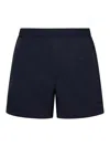 Zegna Midnight Blue Nylon Swim Shorts In Blue