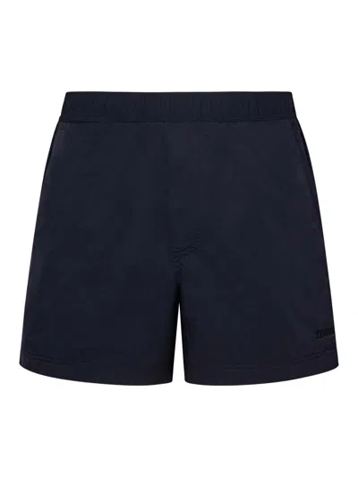 ZEGNA MIDNIGHT BLUE NYLON SWIM SHORTS