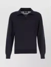 Zegna Midnight Cashmere Blend Polo Shirt