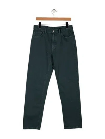 Pre-owned Zegna Mid-rise Straight Leg Jeans W/ Tags In Blue