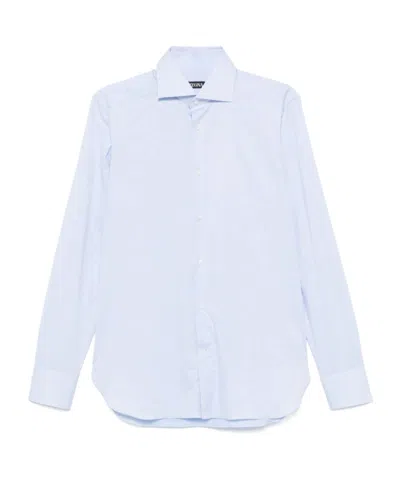 ZEGNA MÉLANGE-EFFECT SHIRT