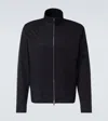 Zegna High-neck Zipped Jacket In Black