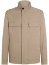 Zegna Veste Militaire Motorin 125cc En Microfibre In 中性色
