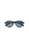 Zegna Must Violet Acetate Sunglasses In Must Violet
