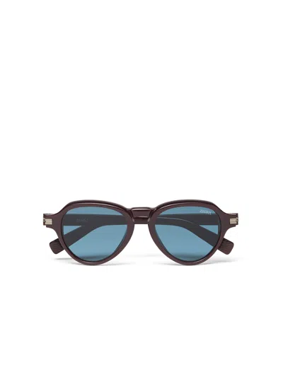 Zegna Must Violet Acetate Sunglasses