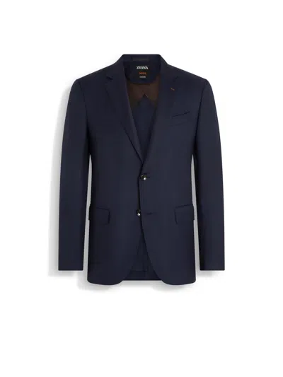 Zegna Navy Blue Cashmere Jacket