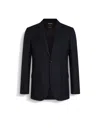 Zegna Navy Blue Centoventimila Wool Jacket In Navy Blue