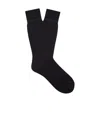 Zegna Grey Cotton Socks In Blue