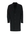 ZEGNA NAVY BLUE DOUBLE-BREASTED COAT