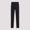 Zegna Cotton-lycra Formal Pants Back Slit In Blue