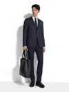 Zegna Navy Blue Oasi Cashmere Suit In Navy Blue