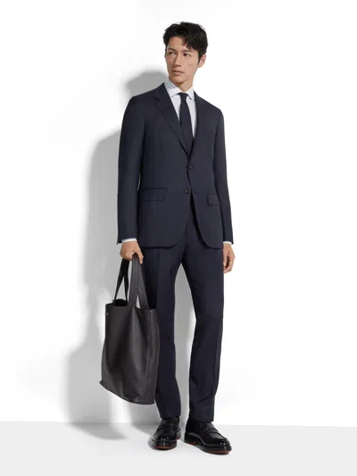 Zegna Navy Blue Oasi Cashmere Suit