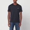 Zegna Midnight Crew Neck Cotton T-shirt In Blue