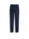 Zegna Navy Blue Wool And Cashmere Roccia Pants In Navy Blue