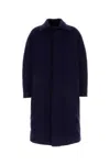 Zegna Women's Navy Wool Coat