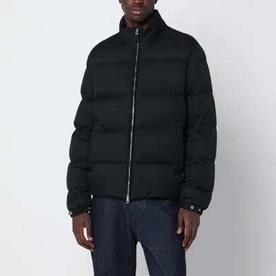 Zegna Navy Blue Zip-up Down Jacket