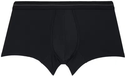 Zegna Navy Striped Boxers In 402 Sodalite