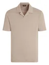 Zegna Notched-collar T-shirt In Neutral