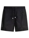 Zegna Swimwear With Back Pocket And Elastic Waistband In Black