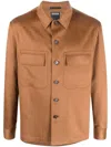 ZEGNA ZEGNA OASI ALBA SHIRT JACKET DARK FOLIAGE