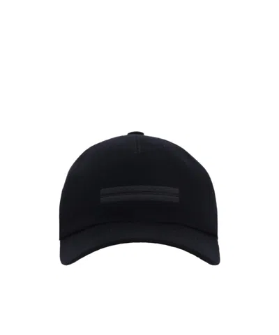 Zegna Oasi Baseball Cap In Blue