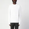 Zegna Oasi Ribbed Cashmere Sweater In White